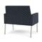Lesro Mystic Lounge Reception Bariatric Chair, Silver, RS NightSky Back, MD Farro Seat, RS NightSky Panels ML1401 - alternate 3